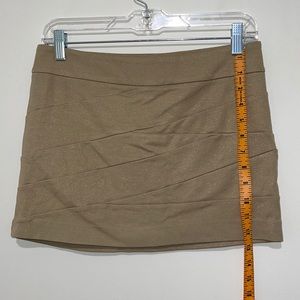 Express Gold Mini Skirt Size 2